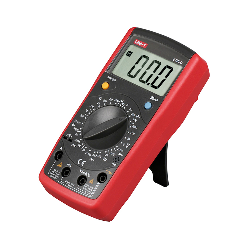 优利德万用表数字高精度手动量程电压电阻电流UT39E数显万能表 - 图0