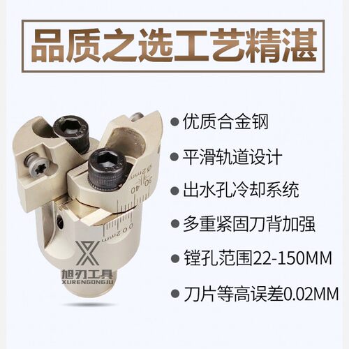双刃粗镗刀加工中心盲孔粗CKB1/2/3/4/5/6-TWN/2026/33/42/547290 - 图1