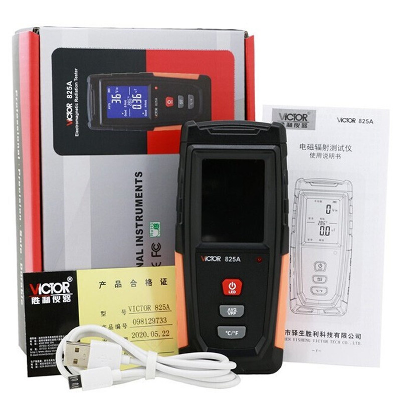 胜利VICTOR电磁辐射检测仪家用便携孕妇电磁波防辐射检侧器VC825A,淘宝优惠券,粉丝福利购,淘宝优惠卷