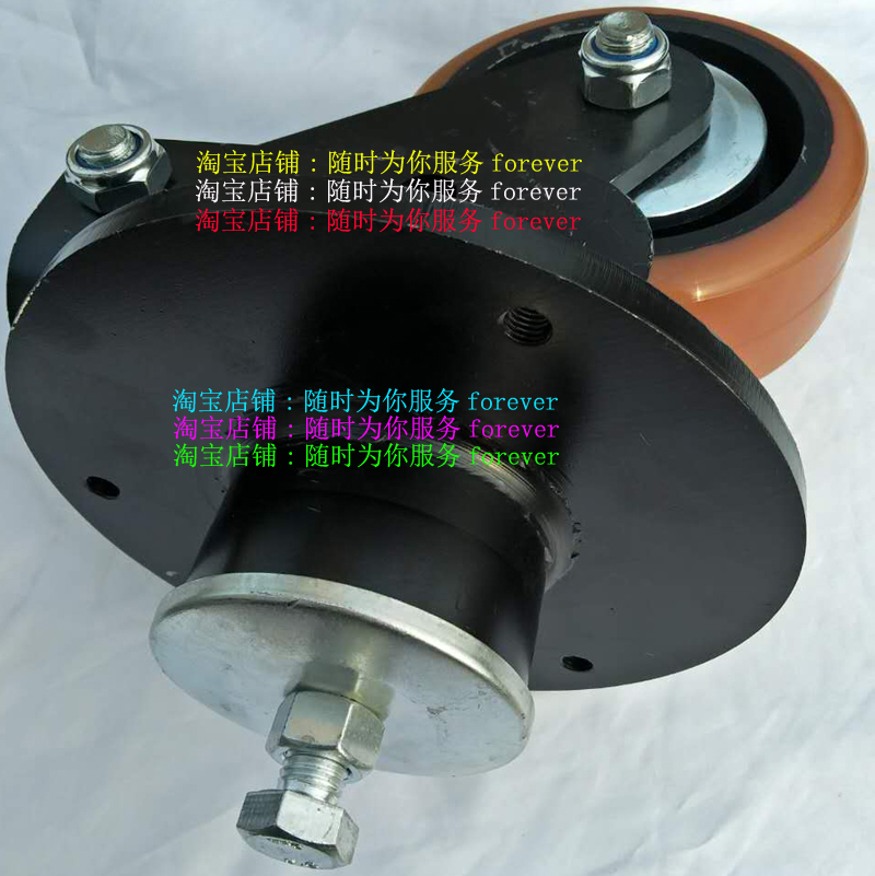 杭叉堆高机辅助轮平衡轮支架总成杭叉堆垛车支撑轮万向轮架总成-图0