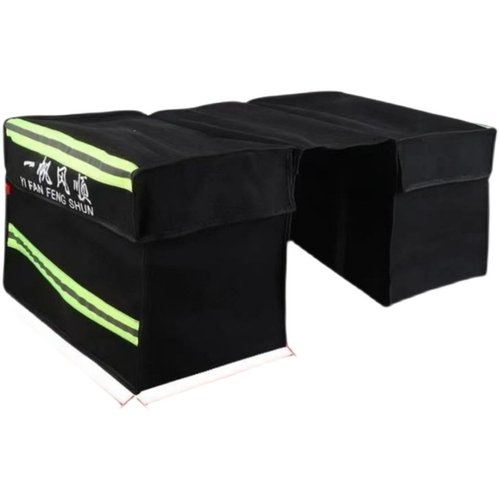 加大加厚帆布摩托车挎包边包帆布加竹片快递包邮包骑士包支持定制 - 图3