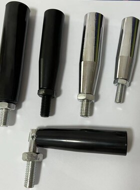 可折手柄机床折叠活节碳钢镀铬黑色胶木转动手柄M8*60  M10*80