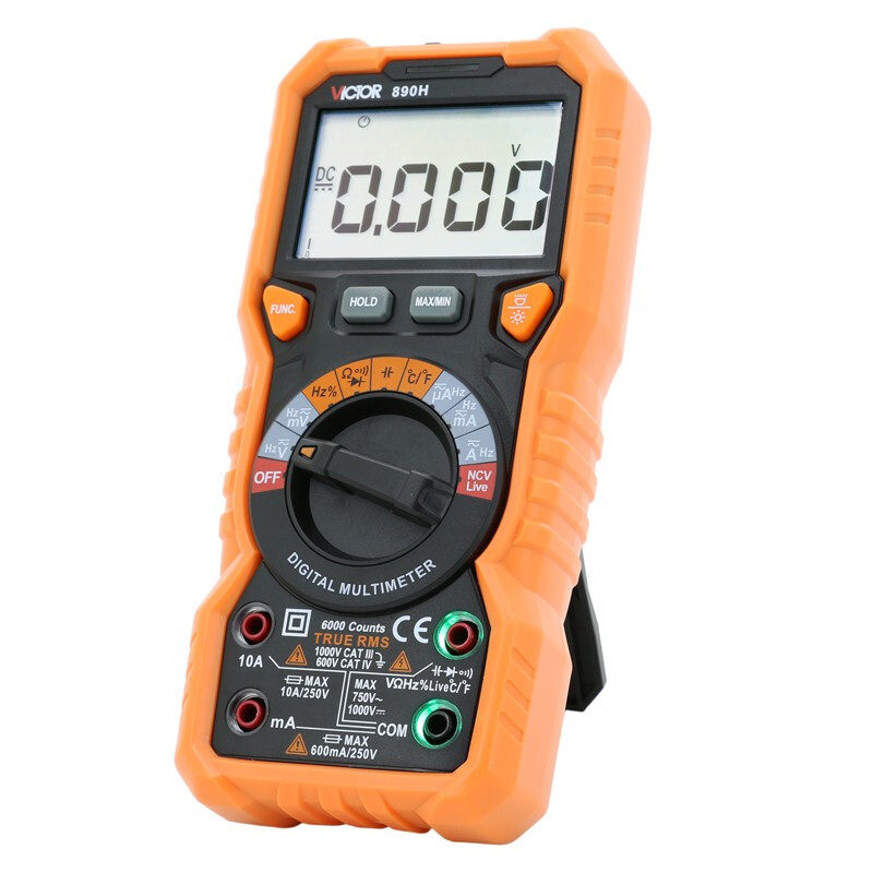 VICTOR胜利VC890H数字万用表维修电工全能高精度自动量程真有效值,淘宝优惠券,粉丝福利购,淘宝优惠卷