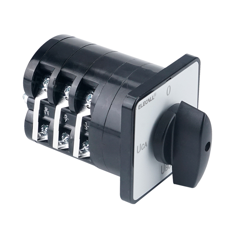 伊莱科LW5-16 YH3/3三相电压表测量检测LW5船用银点万能转换开关 - 图3