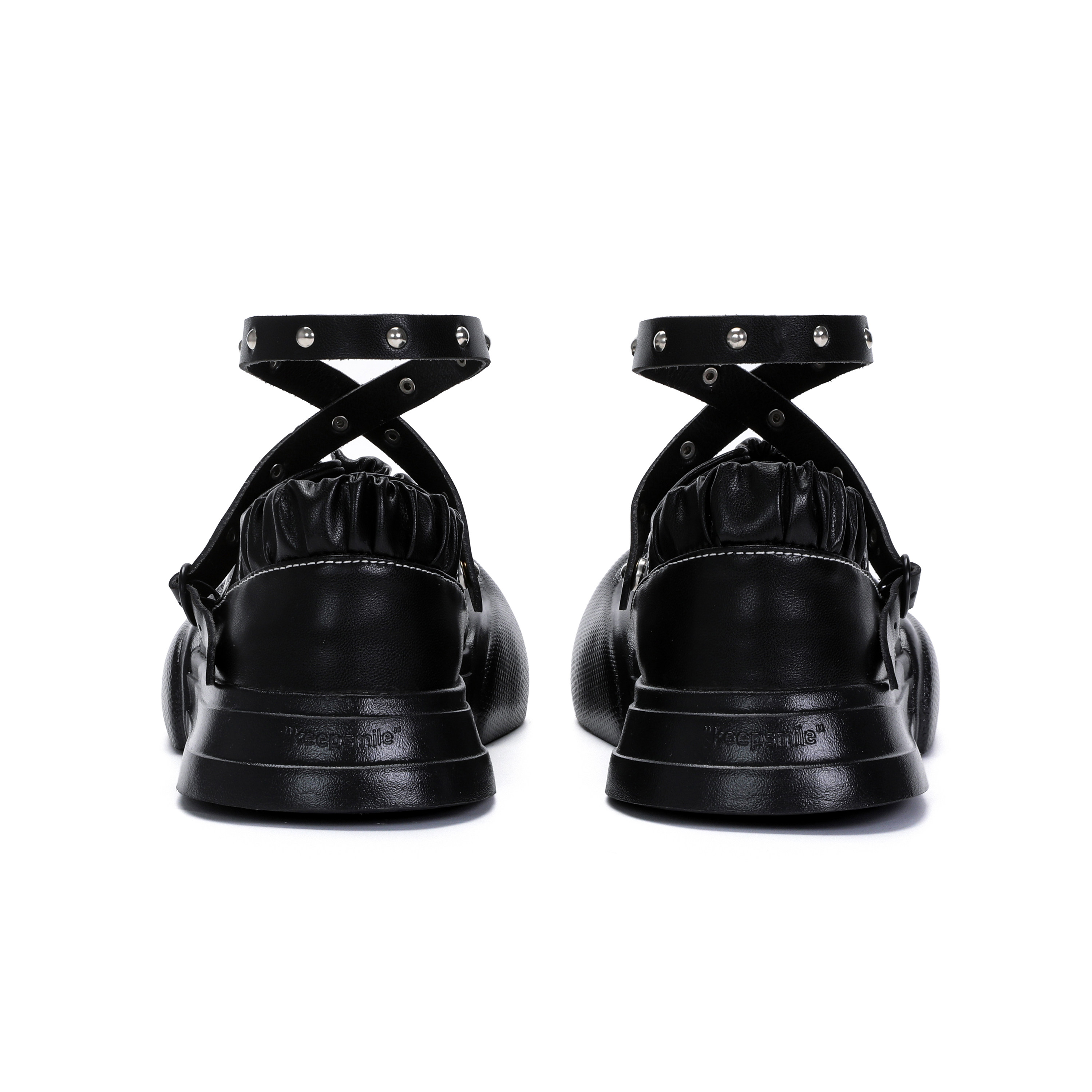 Ouder smiler黑天鹅玛丽珍女开口笑大头鞋丑萌厚底增高黑色小皮鞋,淘宝优惠券,粉丝福利购,淘宝优惠卷