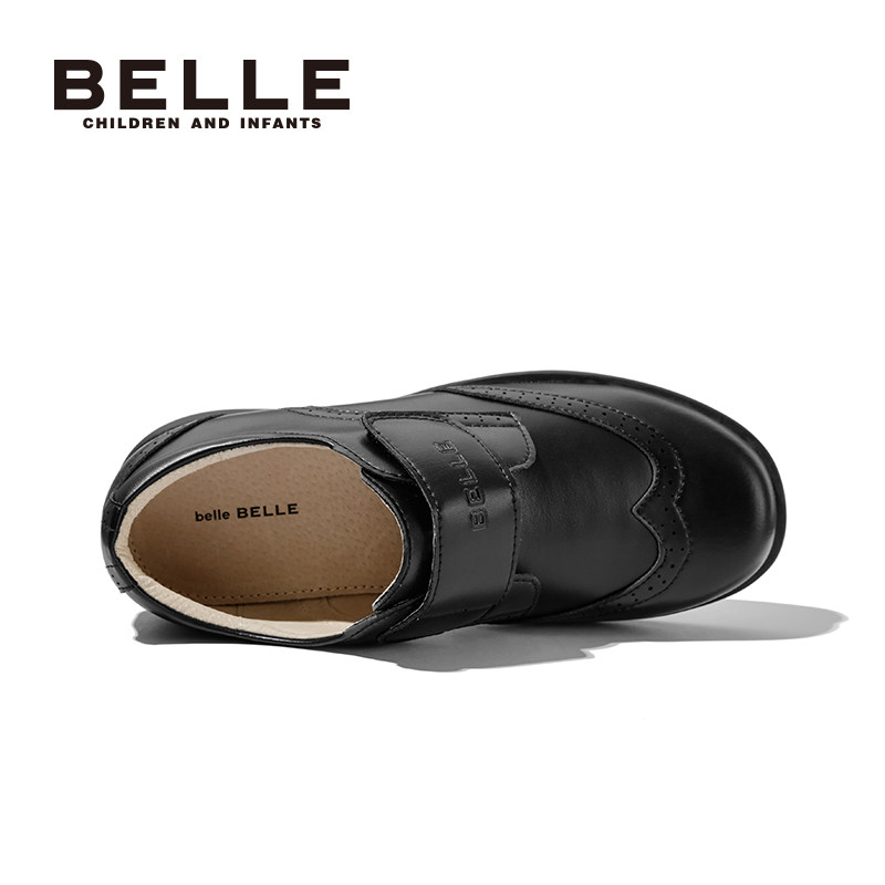 百丽童鞋2025秋冬新款男童英伦风学生皮鞋黑色演出鞋返校鞋,淘宝优惠券,粉丝福利购,淘宝优惠卷