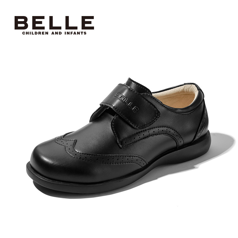 百丽童鞋2025秋冬新款男童英伦风学生皮鞋黑色演出鞋返校鞋,淘宝优惠券,粉丝福利购,淘宝优惠卷