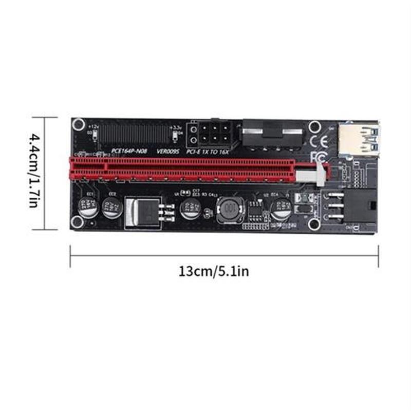 5pcs 6pcs10pcs VER009 1x to 16x PCI Express PCIE PCI-E Riser-图2