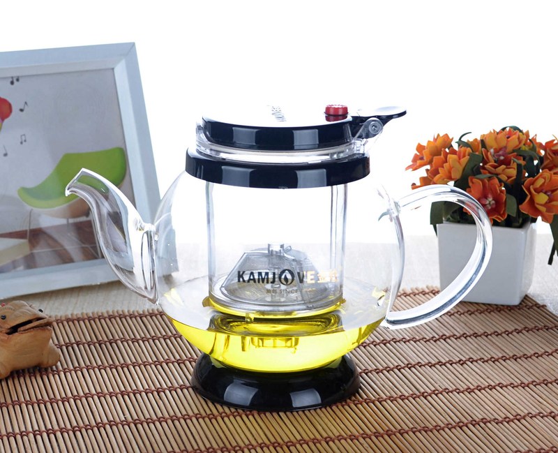 Various Heat Resistant Glass Kungfu Teapot PiaoYi Bei Conven - 图0