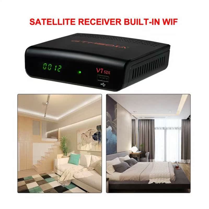 V7S2X FTA Free To Air Satellite Receiver DVB With USB Wifi D - 图3
