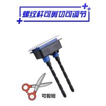 Rectangular toilet button fitting for sitting toilet water pumping tank double key flush switch universal press