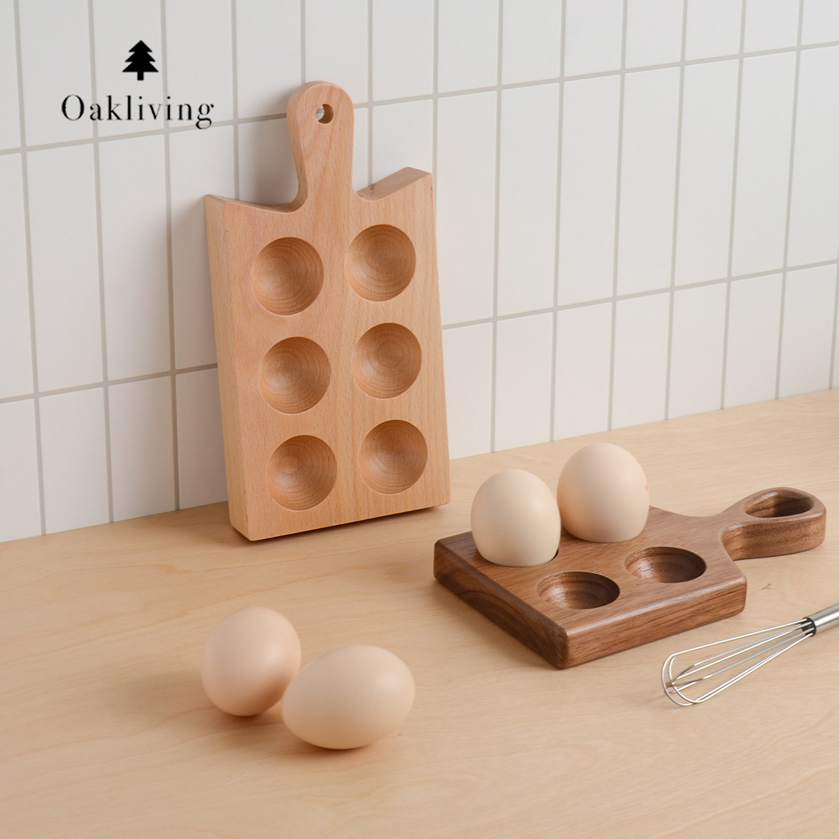 集物纪鸡蛋收纳盒家用鸡蛋托盘天然实木鸡蛋托盘收纳盒鸡蛋托,淘宝优惠券,粉丝福利购,淘宝优惠卷