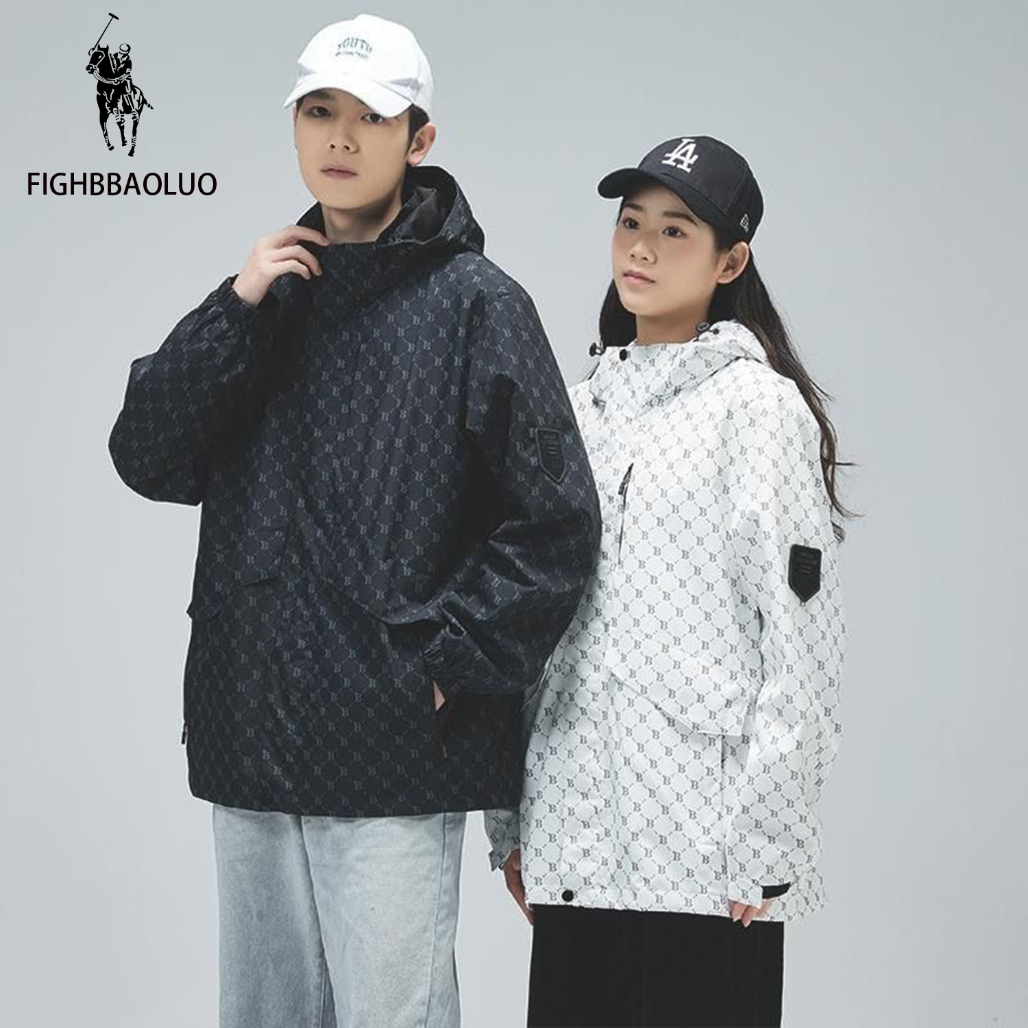 闪电保罗美式冲锋衣外套男女款