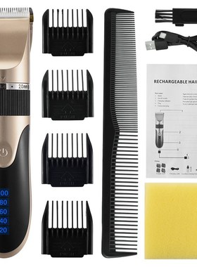 Professional Hair Clipper Men's Barber Beard Trimmer Rec