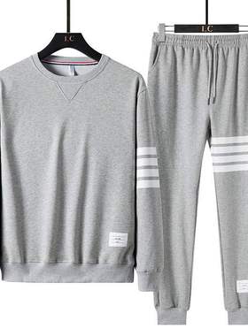 Autumn men's sports leisure hooded Pullover long sle