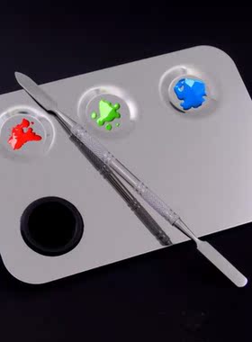 High quality Stainless Steel Paint Palette Makeup Palette  W