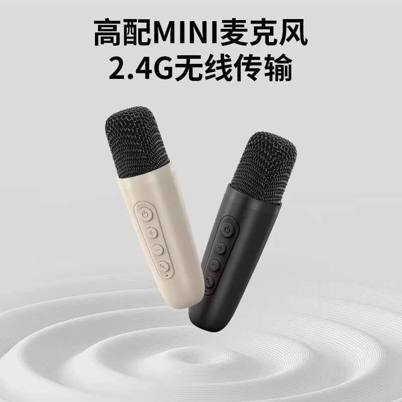 新科蓝牙音箱无线k歌音响话筒麦克风家用户外唱歌小型家庭ktv套装