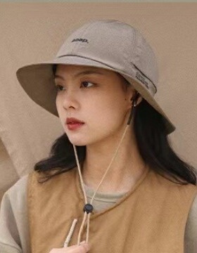 防水露营男女遮阳防晒大头机能钓鱼户外山系夏日渔夫帽时尚登山帽