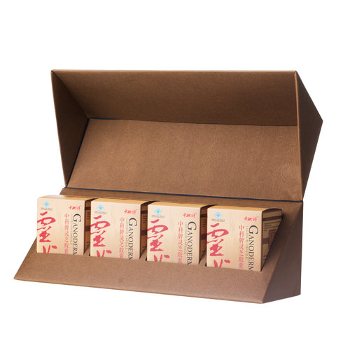中科灵芝胶囊0.12g*100粒*4盒礼盒成人调节免疫力保健食品-图1