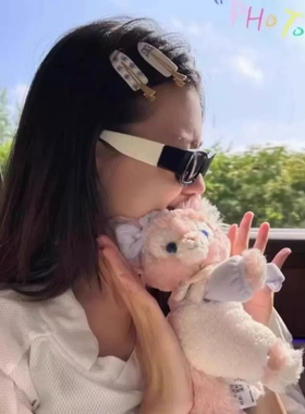 2025新款小香风墨镜女款CH5525黑白熊猫撞色太阳眼镜男款防紫外线