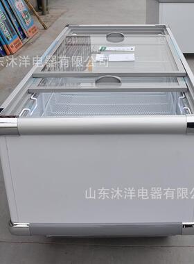 平岛柜冷藏冷冻丸子超市商用熟食玻璃展示柜冷柜冷藏卧式冷冻柜