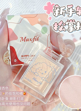 单色眼影盘亮晶晶爆闪细闪自然