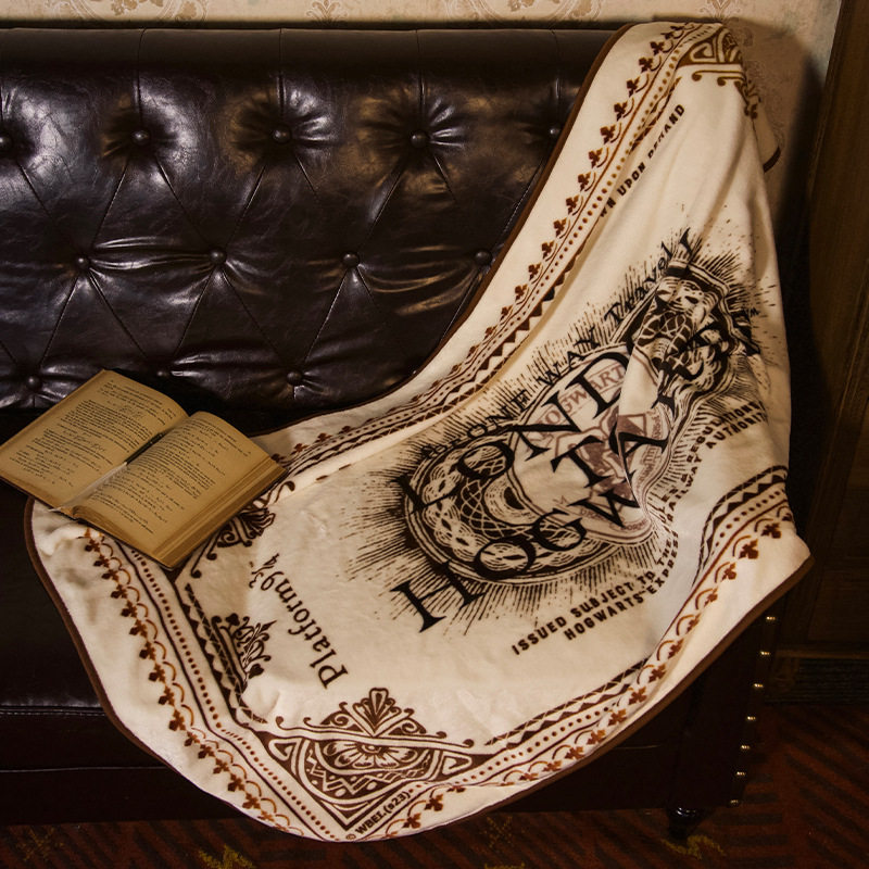 ME华纳正版哈利波特授权周边9¾站台车票毯子披毯盖毯多用沙发,淘宝优惠券,粉丝福利购,淘宝优惠卷