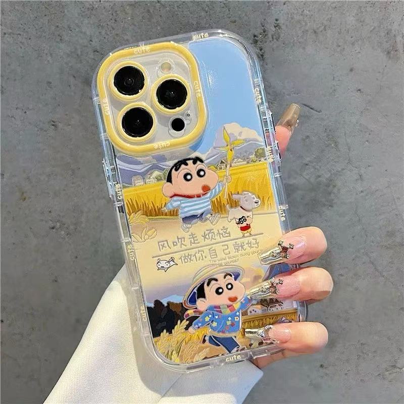 稻田可爱小新适用于vivoX300手机壳x200prox100ultra保护套S30S20S19PRO软S18e/17/16/12女X90s/80/70/60狐尾 - 图0