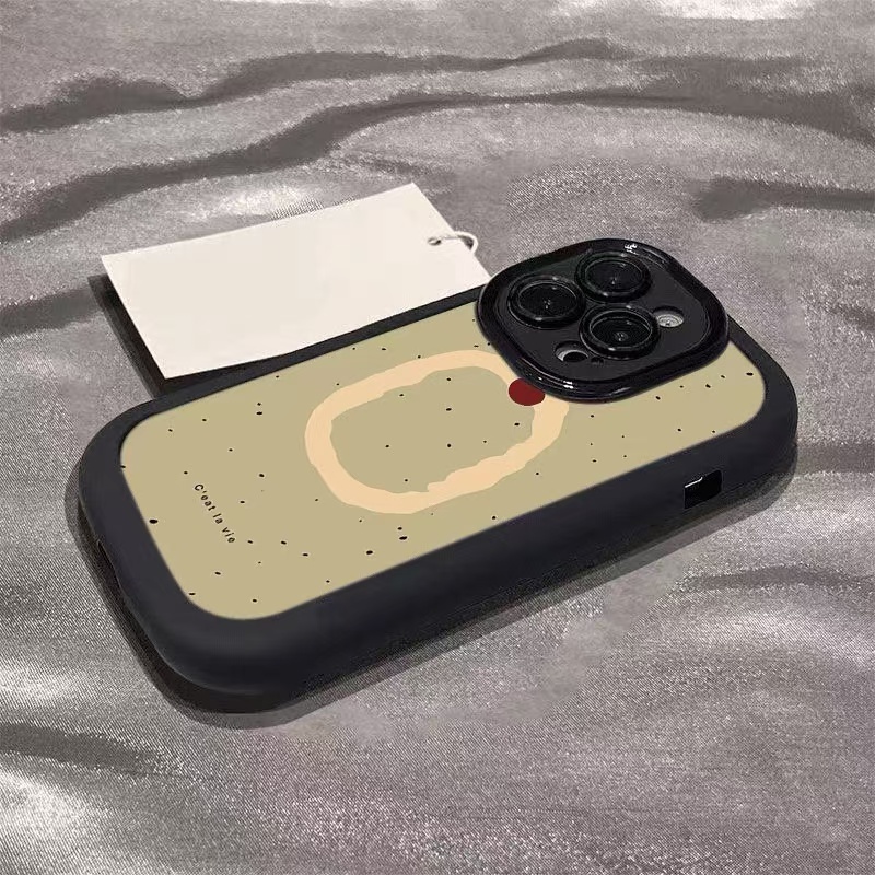 绿底小樱桃适用于oppoa5手机壳A6PRO/a78a58x/a93s97新款realme真我GTneo7/GT6q5pro/q3t/10pro+泡芙保护套 - 图2