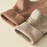 【优夫丽】中筒暖色系日式堆堆袜3双  劵后10.8元包邮