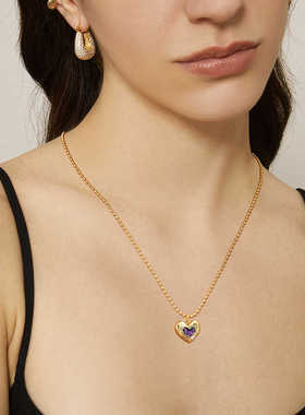 海洋之心气质项链fettero铜合金