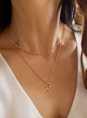 生辰石月份项链fettero真空金