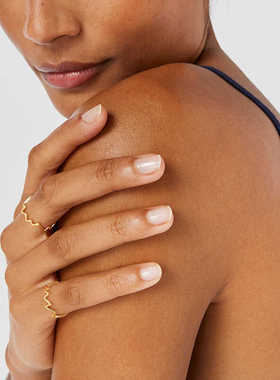 戒指锯齿线fettero金色