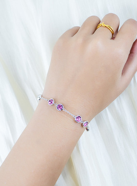 leqiyuan女水晶小清新手链