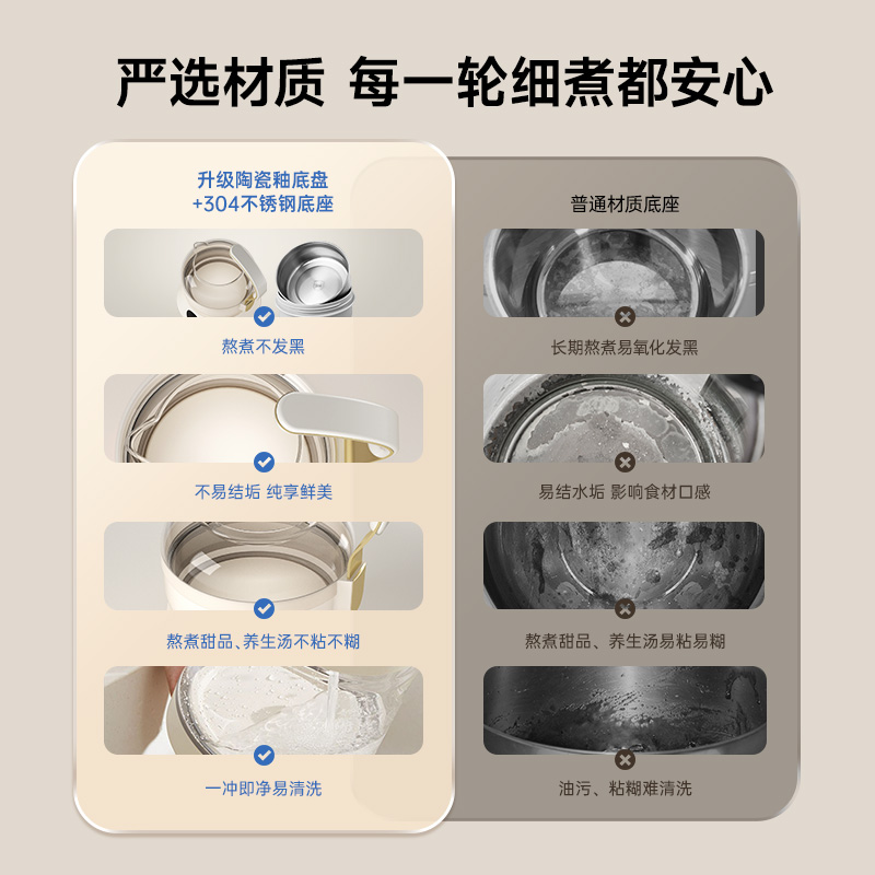 奔驰玻璃养生壶2024新款家用多功能煮茶器办公室泡花茶壶灯笼小型