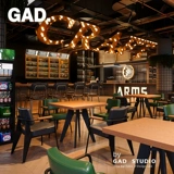 Стандартный стул промышленного стиля, коммерческий бар, стол и стул Комбинированные ресторан Qingba Western Restaurant Restaurant Table Table Table Table