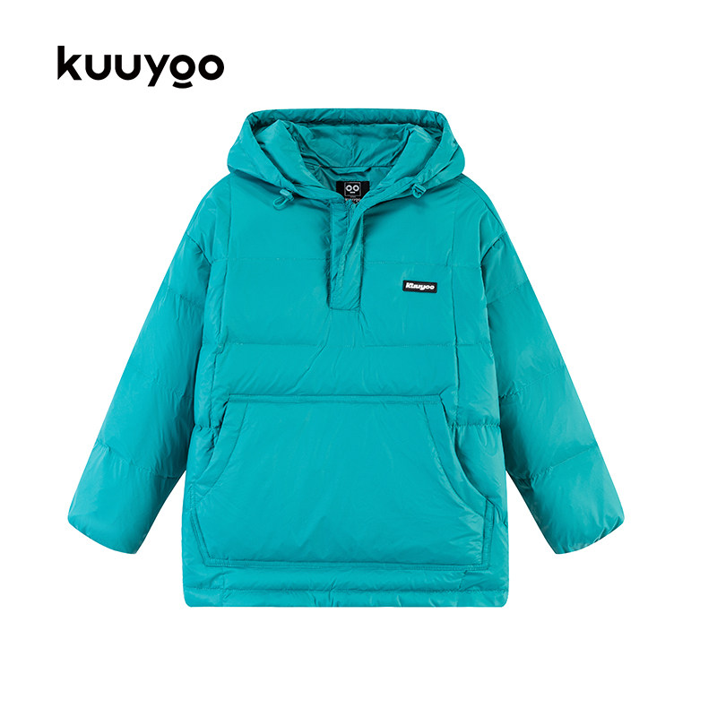 KUUYOO儿童中长款套头羽绒服中大童男女童棉袄冬季保暖棉衣外套,淘宝优惠券,粉丝福利购,淘宝优惠卷