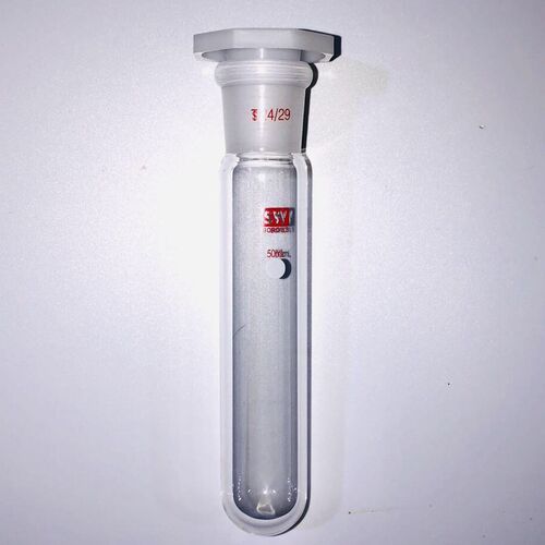 标准磨口玻璃反应试管schlenk厚壁圆底 - 图1