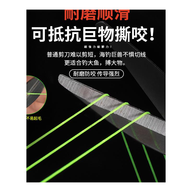 进口16编大力马pe线海钓大物专用鱼线强拉力防咬耐磨专用路亚线 - 图3