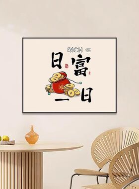 电表箱装饰画免打孔配电箱电闸箱遮挡挂画财神总开关盒电表盒壁画