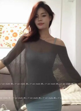 出游穿搭灰色防晒开衫女2026新款