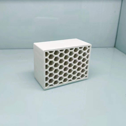 天然陶瓷蜂窝砖米虾黑壳虾保护躲避砖幼虾鱼繁殖虾窝观赏虾躲避窝 - 图3