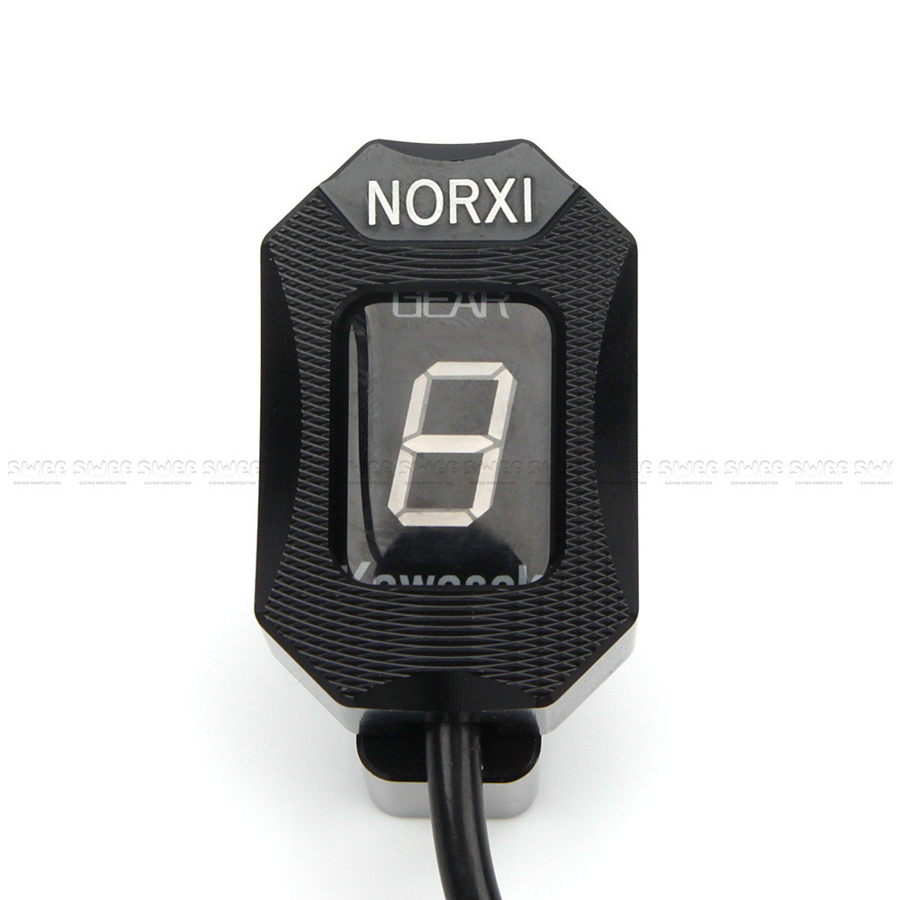 摩托车新款档位表显示器支架档显铝合金保护壳通用车把仪表支架 - 图0