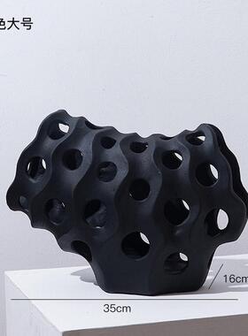 软装轻奢珊瑚树脂工艺品摆件极简北欧现代样板间售楼处创意摆设