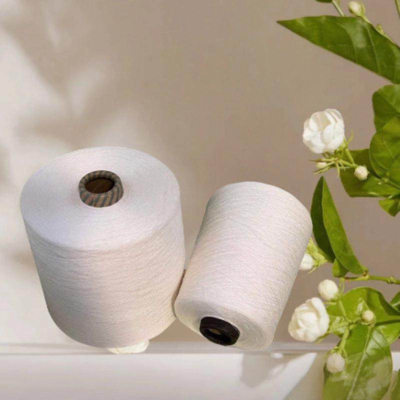 彩诗禾普梳棉/A/银离子 70/20/10 32支紧密纺本白混纺纱线,淘宝优惠券,粉丝福利购,淘宝优惠卷