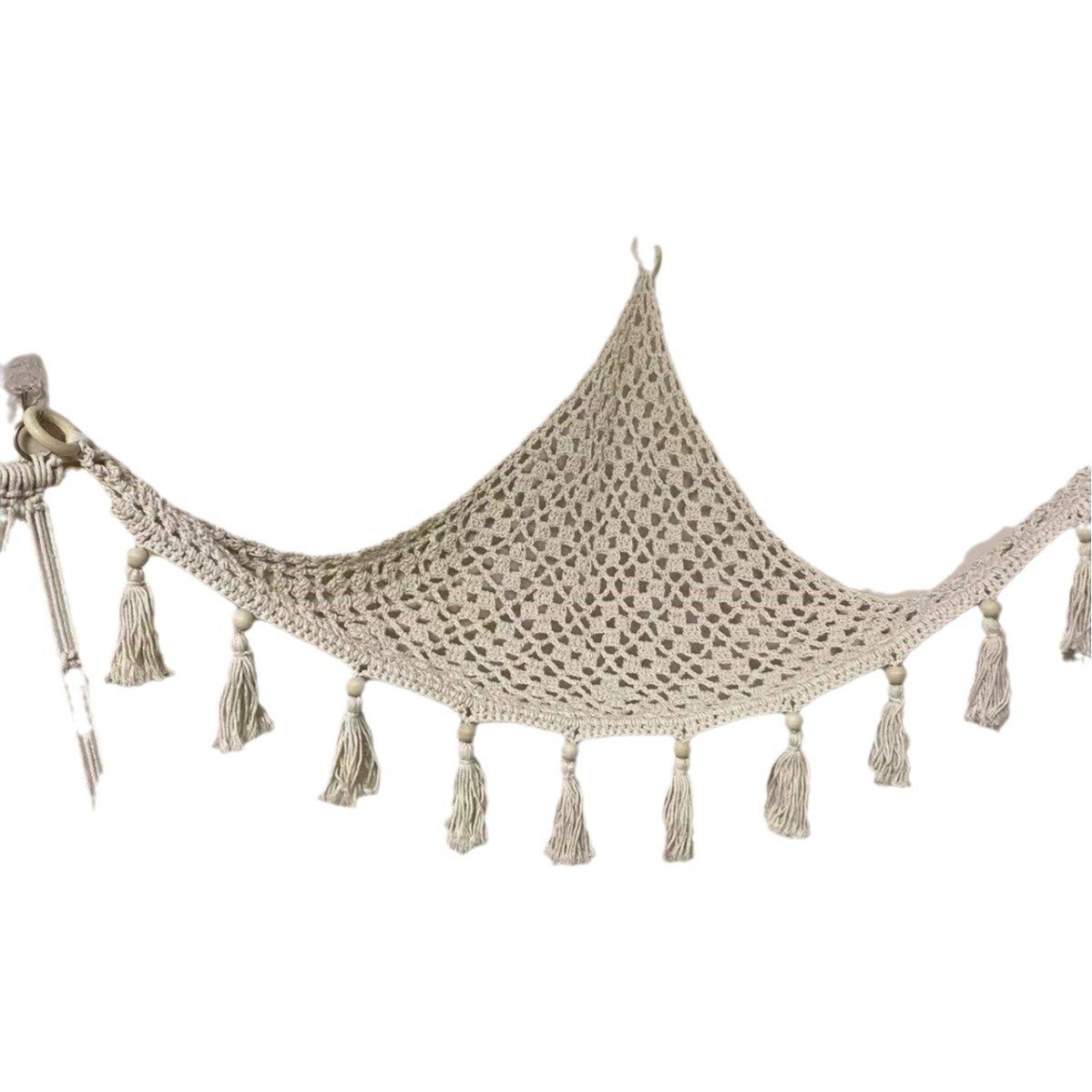 三角玩具网兜手工编织棉绳卧室儿童房墙角玩具收纳网吊床,淘宝优惠券,粉丝福利购,淘宝优惠卷