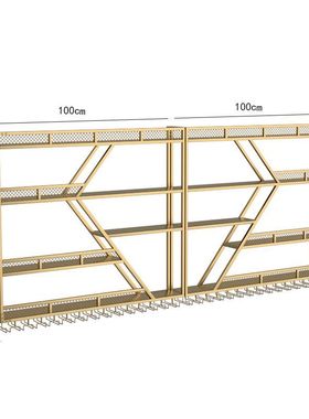 吧台酒杯架倒挂背景装饰红酒架摆件酒架置物架壁挂墙壁酒柜灯光架