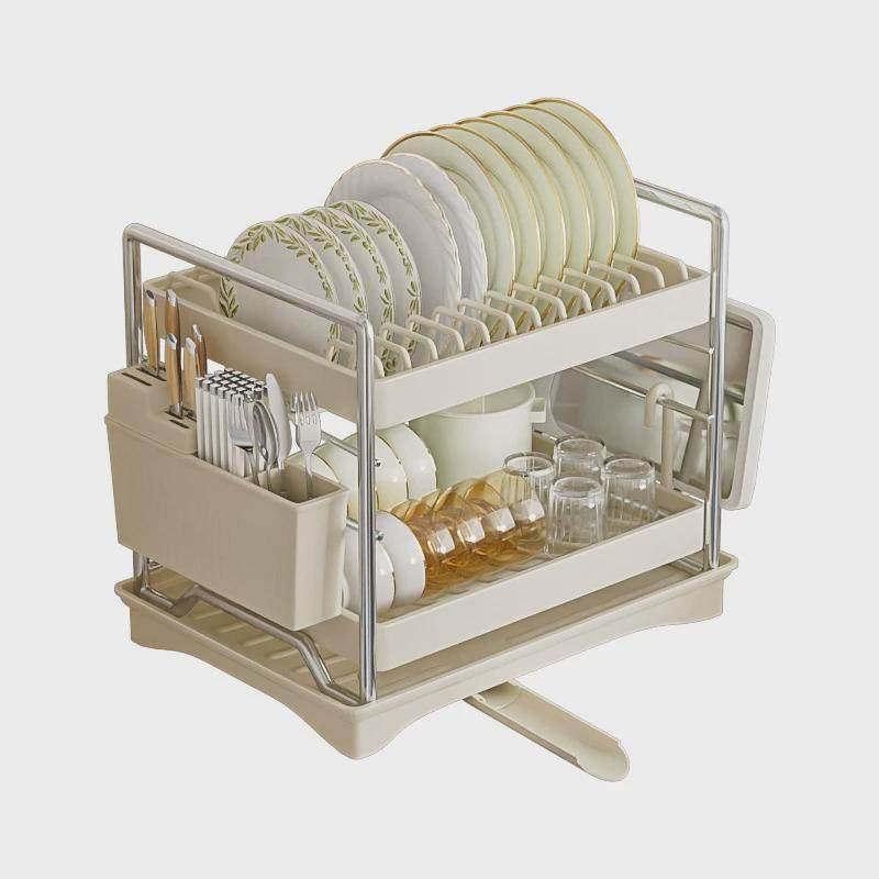 厨房多功能碗碟置物架家用多层台式碗碟碗盘筷沥水碗架收纳架,淘宝优惠券,粉丝福利购,淘宝优惠卷
