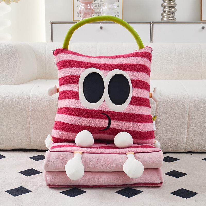 两用抱枕被毯子四季绒卡通可爱单肩手提靠垫枕头被午休空调毯汽车,淘宝优惠券,粉丝福利购,淘宝优惠卷
