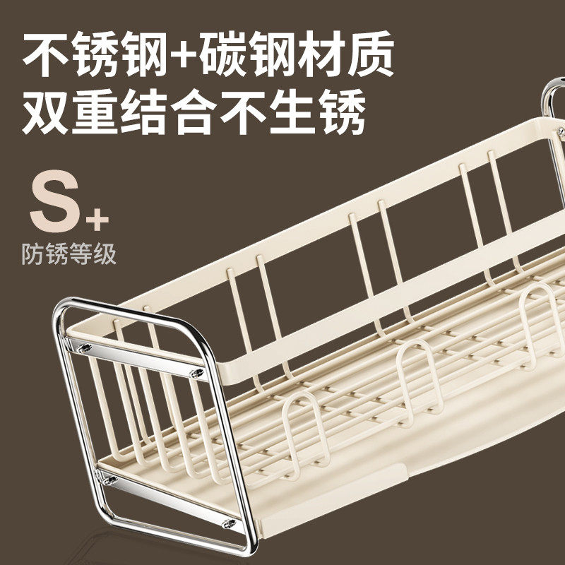 窄款碗碟沥水架厨房窄小型盘子碗盘收纳极窄小尺寸放碗架台面新款,淘宝优惠券,粉丝福利购,淘宝优惠卷